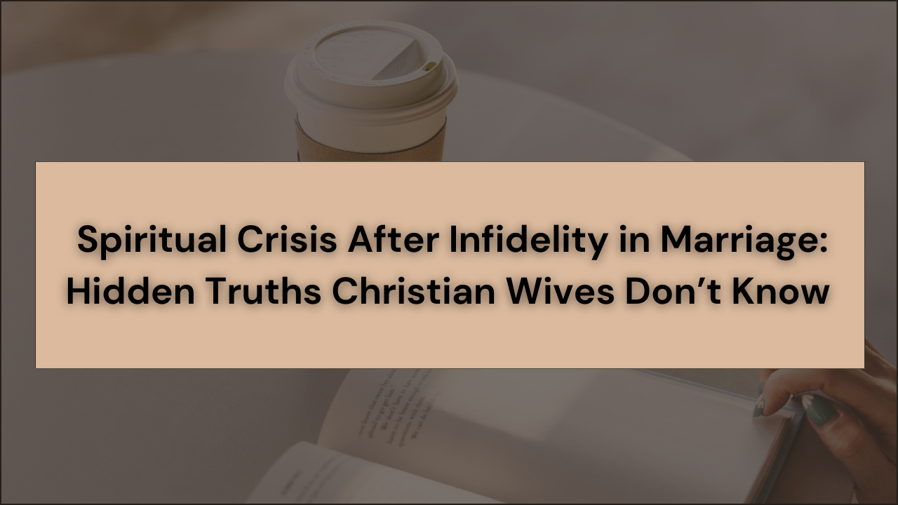 Spiritual Crisis After Infidelity in Marriage: Hidden Truths Christian Wives Don’t Know